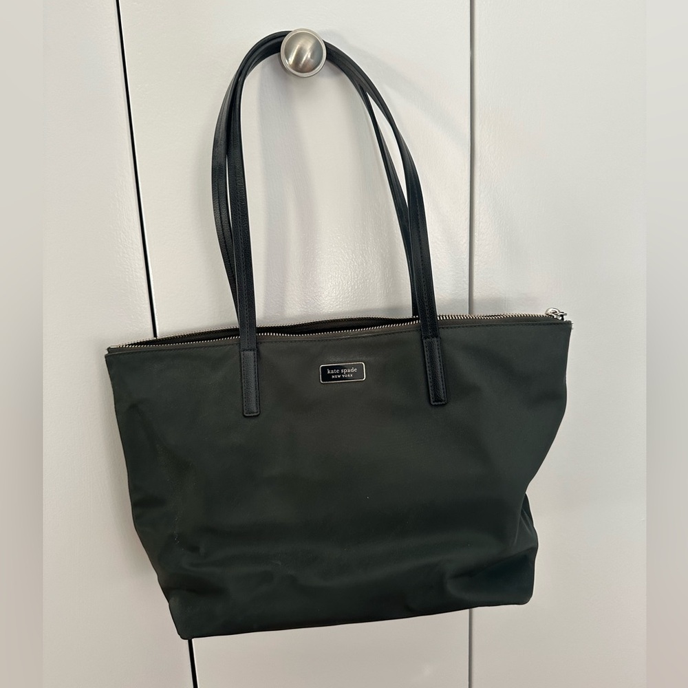 Kate Spade Dark Green Tote Bag